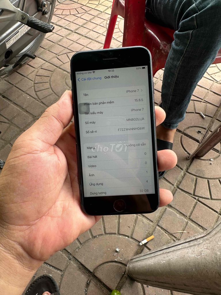 Apple iPhone 7 32GB Đen. Mua bán Điện thoại tại Thành phố Vị Thanh Hậu Giang được đăng bởi Hau mobile hình 1