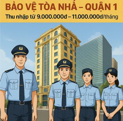 Bảo Vệ Tòa Nhà Quận 1. Việc làm tại Quận 1 Tp Hồ Chí Minh được đăng bởi Hoàng Gia Security