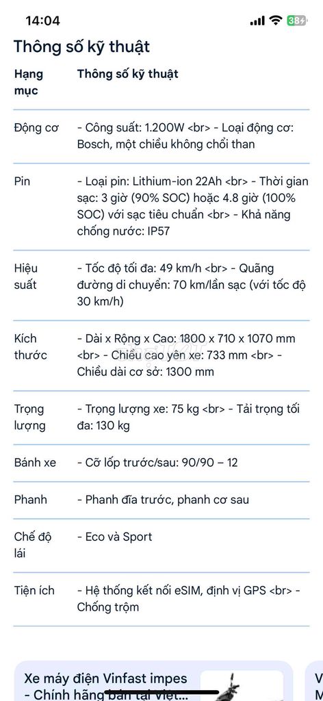 Thanh lý con xe điện Vinfat. Mua bán Xe điện tại Thành phố Huế Thừa Thiên Huế được đăng bởi quang toàn hình 6