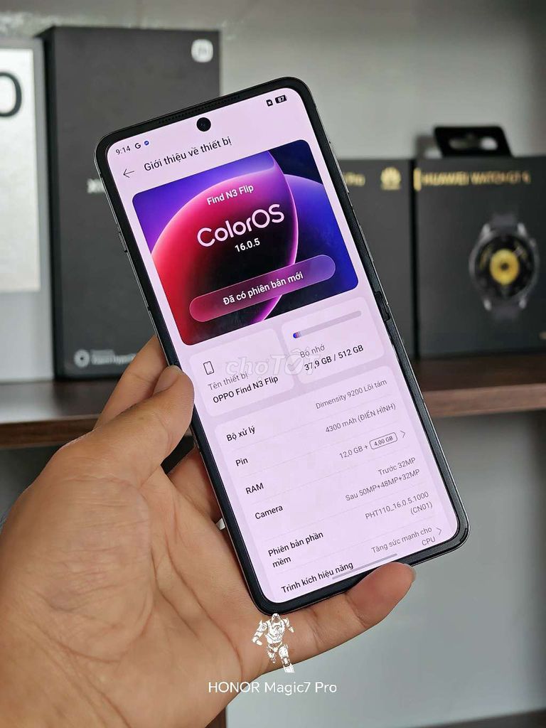 Oppo N3 Flip 12GB/512GB Xám. Mua bán Điện thoại tại Quận Cẩm Lệ Đà Nẵng được đăng bởi Nguyễn Văn Linh hình 1