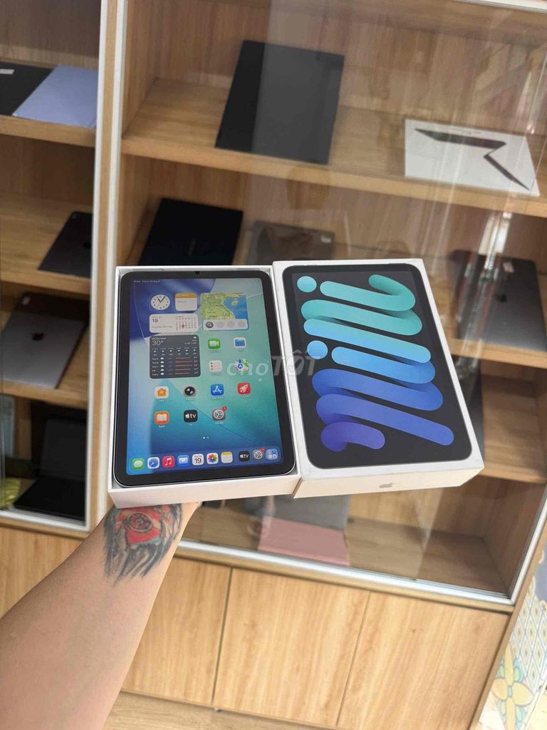 Apple iPad Mini 7 Wifi 128GB Xám Like New 99%. Mua bán Máy tính bảng tại Quận Đống Đa Hà Nội được đăng bởi KT Hà Nội Mobile hình 1