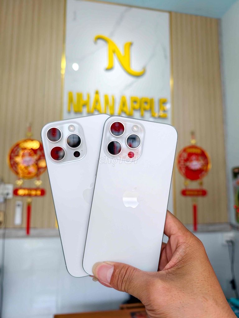 iPhone 16 Pro Max 512GB Trắng QT LL/a ZIN ĐẸP KENG. Mua bán Điện thoại tại Thành phố Cà Mau Cà Mau được đăng bởi NHAN APPLE hình 1