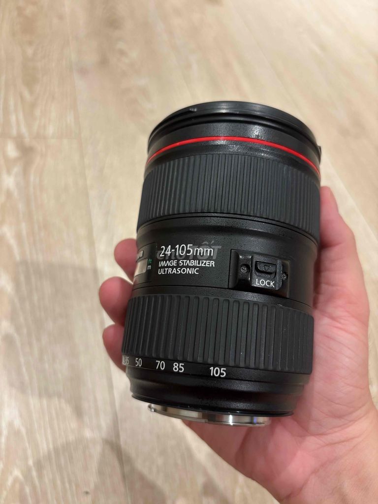Ống kính Canon 24-105mm EF Đời 2 Đen. Mua bán Máy ảnh, Máy quay tại Quận Phú Nhuận Tp Hồ Chí Minh được đăng bởi Lam Vy  hình 1