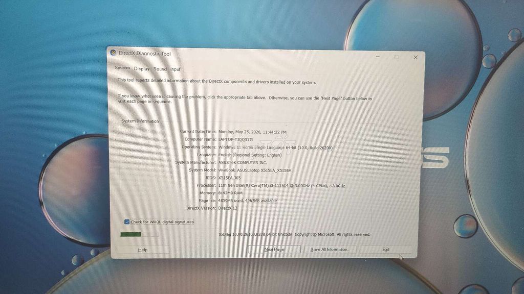 Asus X515 i3-1115G4 8GB/250GB Bạc. Mua bán Laptop tại Quận Tân Bình Tp Hồ Chí Minh được đăng bởi Bạch Quốc Đạt hình 1