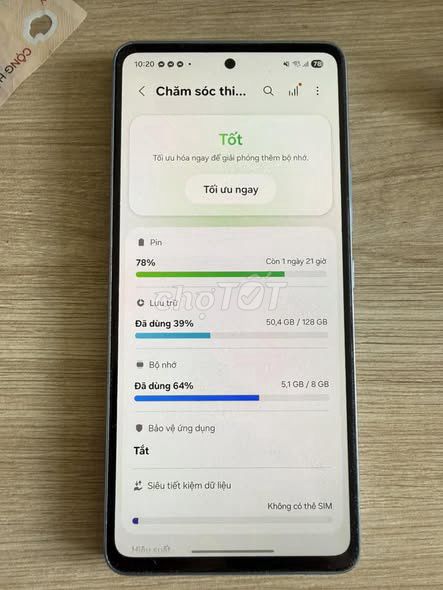 Samsung Galaxy A53 128GB Trắng. Mua bán Điện thoại tại Quận 7 Tp Hồ Chí Minh được đăng bởi Hội Đồ Điện Tử hình 1