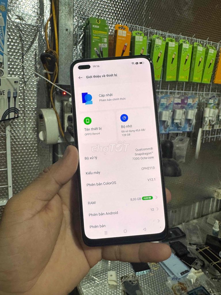OPPO Reno4 Xanh 8GB/128GB. Mua bán Điện thoại tại Huyện Thới Bình Cà Mau được đăng bởi hoang phi hình 1