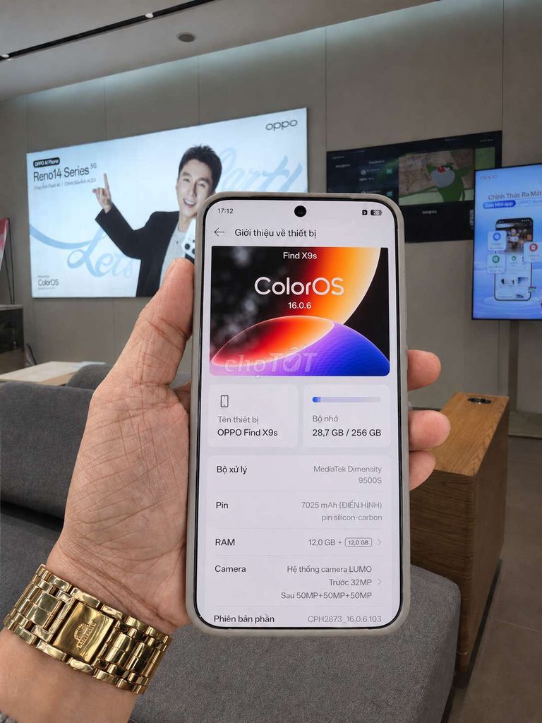 OPPO Find X9s 256GB Xám. Mua bán Điện thoại tại Thành phố Buôn Ma Thuột Đắk Lắk được đăng bởi Huy Nè hình 1