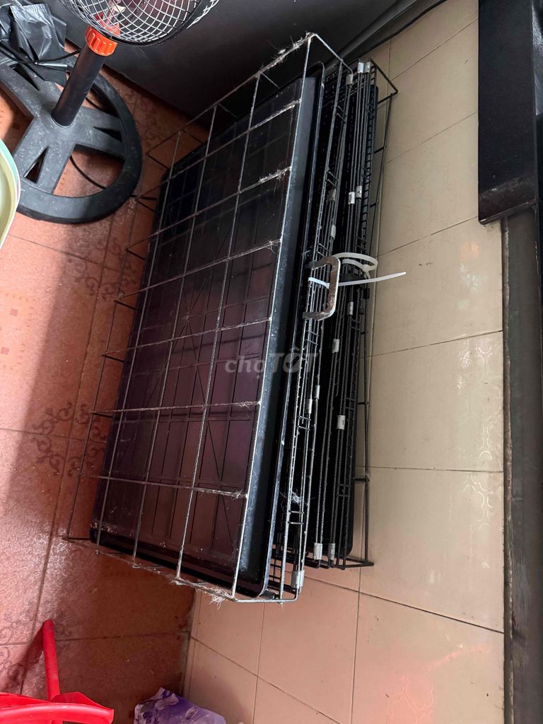 Lồng thú cưng Kim loại Đen 60x90 cm. Mua bán Phụ kiện, Thức ăn, Dịch vụ tại Quận Thanh Xuân Hà Nội được đăng bởi Ngọc Linh hình 1