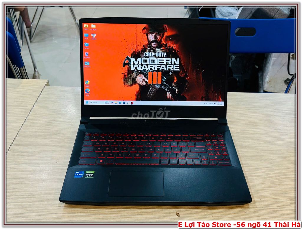 Pass MSI Katana GF66 i5-11400H 16GB/512GB RTX 3050. Mua bán Laptop tại Quận Đống Đa Hà Nội được đăng bởi Nguyễn Tiến Lợi hình 1