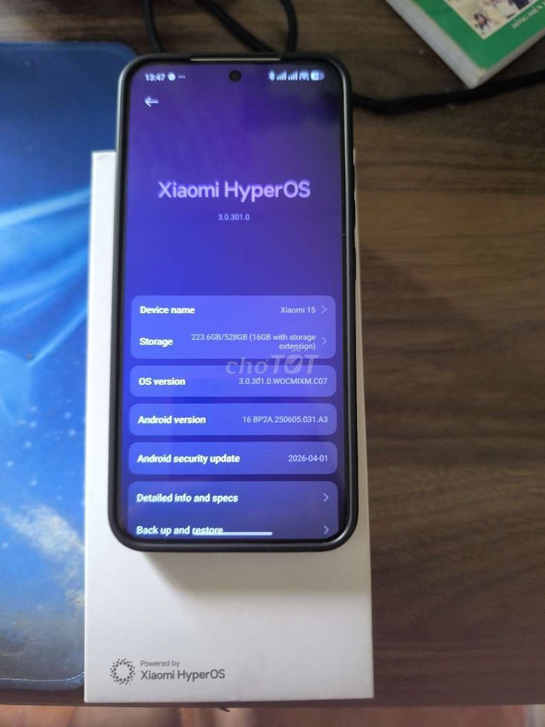 Xiaomi 15 512GB Trắng . Mua bán Điện thoại tại Quận 10 Tp Hồ Chí Minh được đăng bởi huy hình 1