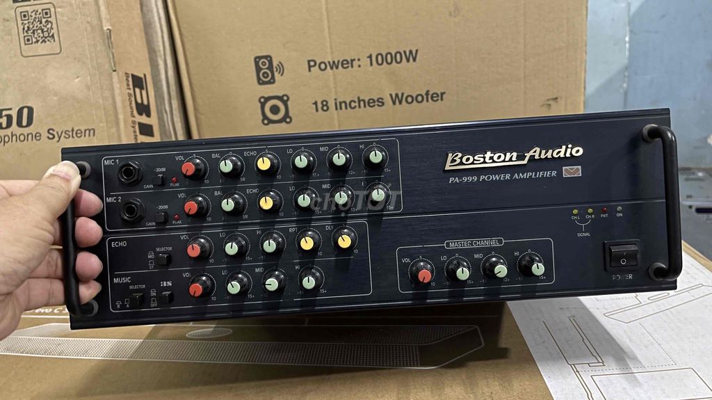 Amply Boston Audio PA-999 saken 2 vít. Mua bán Tivi, Âm thanh tại Quận 8 Tp Hồ Chí Minh được đăng bởi Tân hình 1