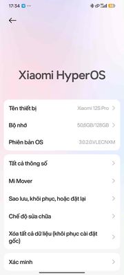 Xiaomi 12S Pro 8GB/128GB Trắng