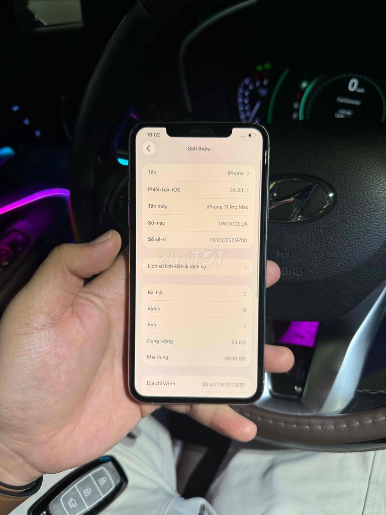 iPhone 11 Pro Max 64GB Pin mới. Mua bán Điện thoại tại Huyện Yên Phong Bắc Ninh được đăng bởi D98Store hình 1