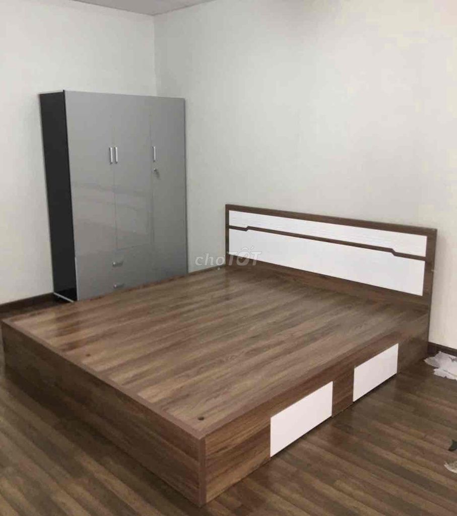 Giường ngủ gỗ MDF có ngăn kéo. Mua bán Giường, chăn ga gối nệm tại Huyện Củ Chi Tp Hồ Chí Minh được đăng bởi Hong Le hình 1