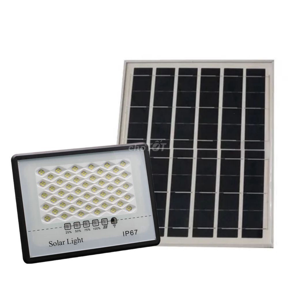 Đèn năng lượng mặt trời 50W vỏ nhựa. Mua bán Đèn tại Quận 10 Tp Hồ Chí Minh được đăng bởi Anh An hình 1