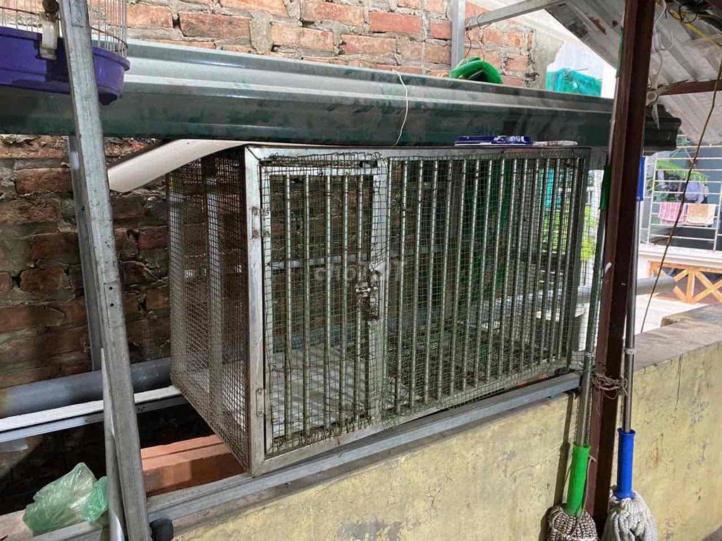 Lồng thú cưng kim loại Xám. Mua bán Phụ kiện, Thức ăn, Dịch vụ tại Quận Tây Hồ Hà Nội được đăng bởi Công nghĩa khải hình 1