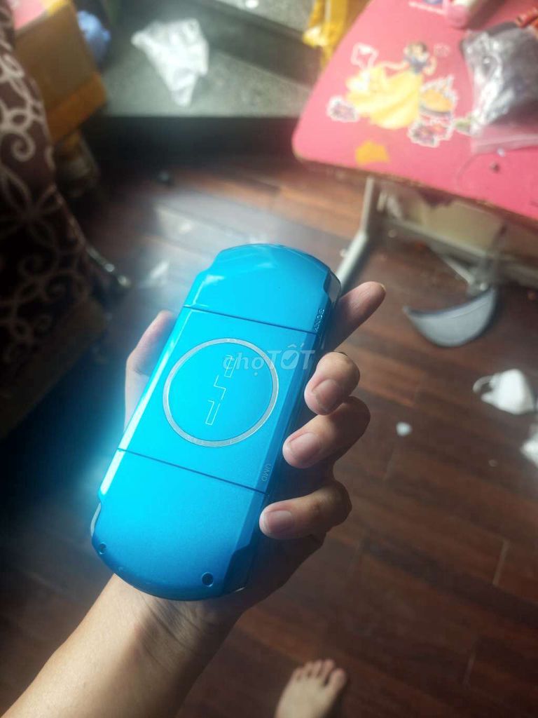 Máy chơi game cầm tay Sony PSP 3000 64GB Xanh. Mua bán Thiết bị chơi game tại Quận Hoàng Mai Hà Nội được đăng bởi Nguyễn đình Nam hình 1