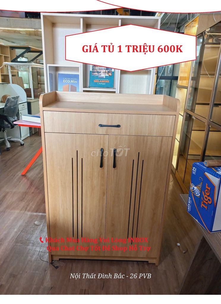 XẢ TỦ KỆ GIÀY DÉP 80X120CM . Mua bán Tủ, kệ gia đình tại Quận Gò Vấp Tp Hồ Chí Minh được đăng bởi NỘI THẤT XƯỞNG VÁN GỖ TÂN BÌNH  hình 1