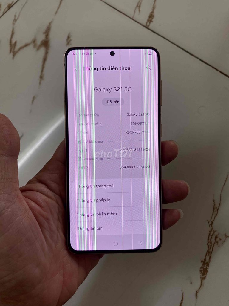 Bán Samsung S21 5g zin hỏng màn. Mua bán Điện thoại tại Quận Hà Đông Hà Nội được đăng bởi Mạnh Mobile hình 1