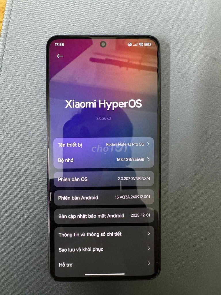 Xiaomi Redmi Note 13 Pro 5G Ram 12GB/256. Mua bán Điện thoại tại Huyện Ba Vì Hà Nội được đăng bởi Phùng Duy Anh hình 1