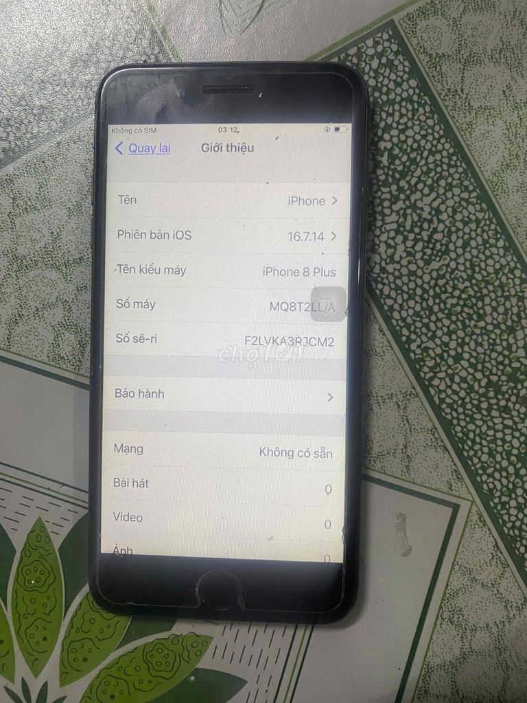 iPhone 8 Plus Đen. Mua bán Điện thoại tại Huyện Cần Đước Long An được đăng bởi Nhẫn Tâm hình 1