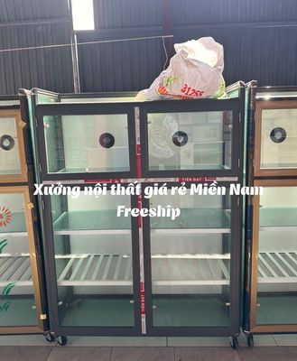 Tủ chén nhôm kính - Tủ chén bát - Tủ nhôm kính. Mua bán Tủ, kệ gia đình tại Quận 11 Tp Hồ Chí Minh được đăng bởi Uyên NTTL