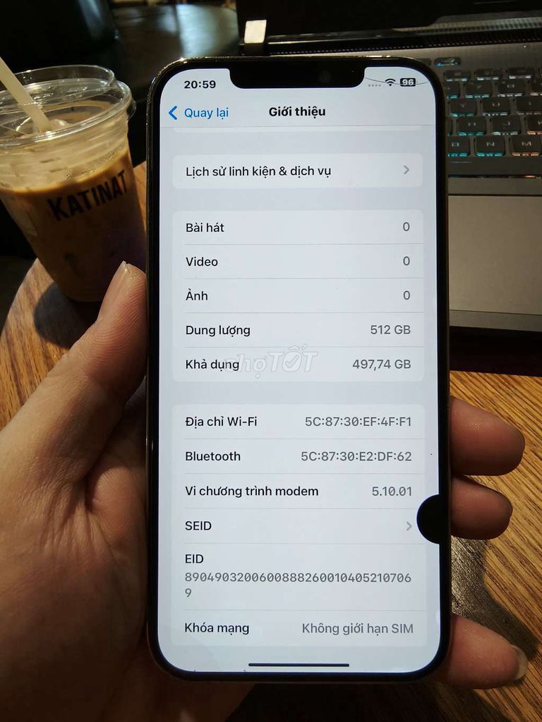 iPhone 12 Pro Max 512GB quốc tế mỹ. Mua bán Điện thoại tại Thành phố Biên Hòa Đồng Nai được đăng bởi Sơn hình 1