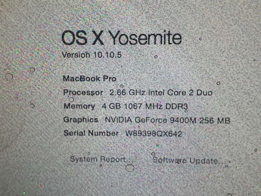 Macbook pro 2009 A1286 15 inch 2.66g 4g 250g. Mua bán Laptop tại Quận Gò Vấp Tp Hồ Chí Minh được đăng bởi Nguyen Duc Tuan hình 4