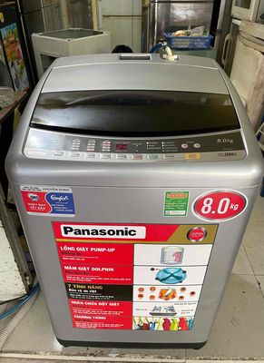 Máy giặt Panasonic 8kg êm tiết kiệm🖤