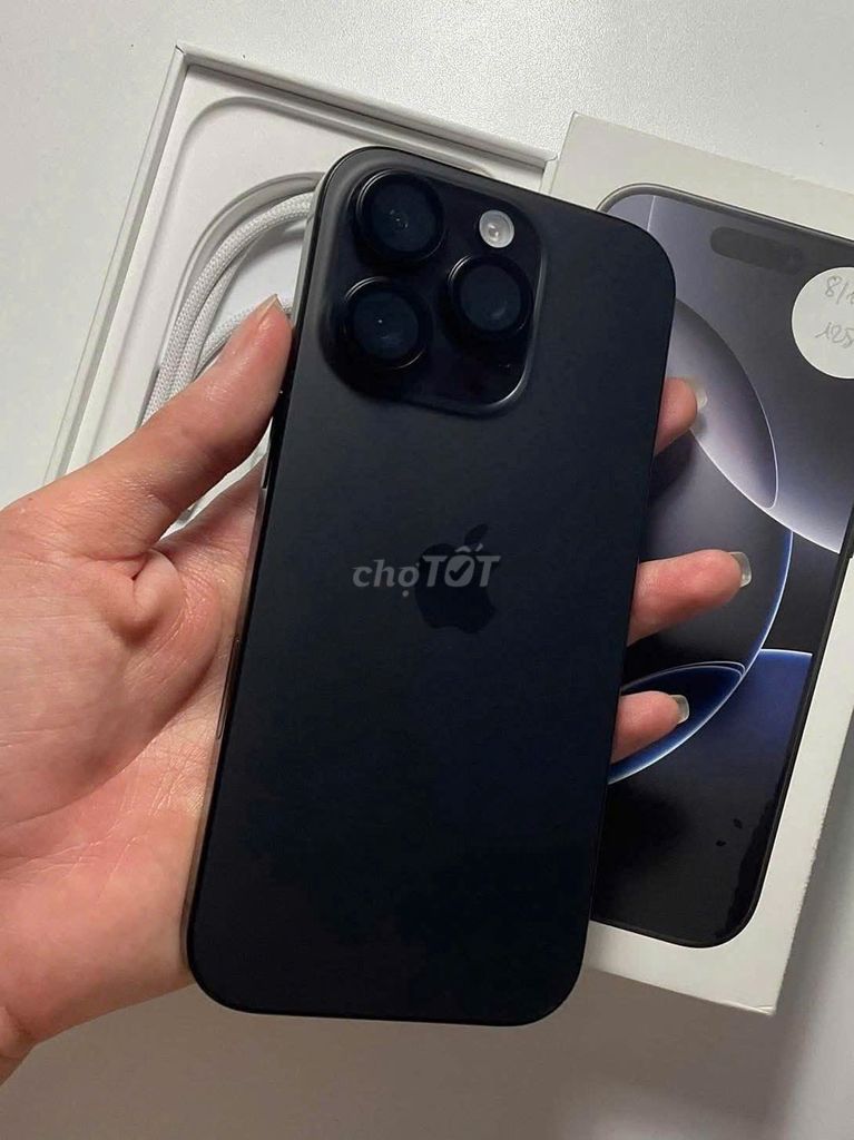 16 PRO ĐEN 256G PIN 96% CÓ SIM, HỖ TRỢ GÓP. Mua bán Điện thoại tại Quận Thanh Khê Đà Nẵng được đăng bởi Bảo Ngô hình 1