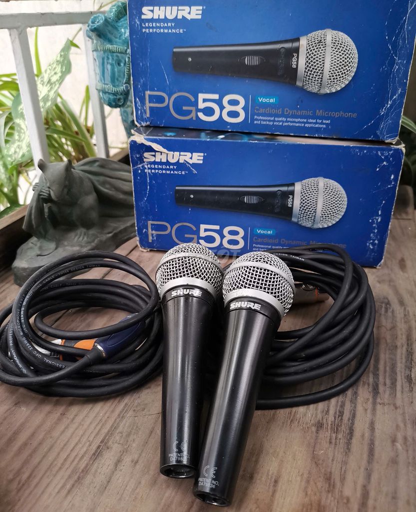 Cặp micro Shure PG58 hàng xịn nguyên tem Vistar. Mua bán Tivi, Âm thanh tại Quận Hai Bà Trưng Hà Nội được đăng bởi Kapa2H208 hình 1