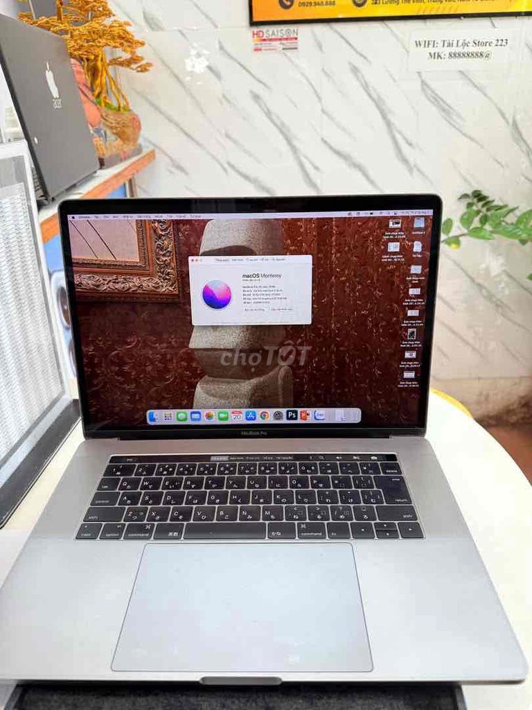 Macbook Pro 15inh 2016 I7 16GB/512GB. Mua bán Laptop tại Quận Nam Từ Liêm Hà Nội được đăng bởi Tài Lộc store 223 Lương Thế Vinh hình 1