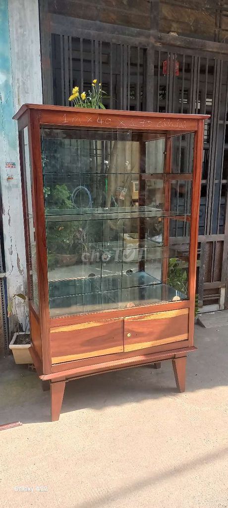 Tủ trưng bày Gỗ quý hiếm Nâu. Mua bán Tủ, kệ gia đình tại Huyện Bình Chánh Tp Hồ Chí Minh được đăng bởi an khang hình 1