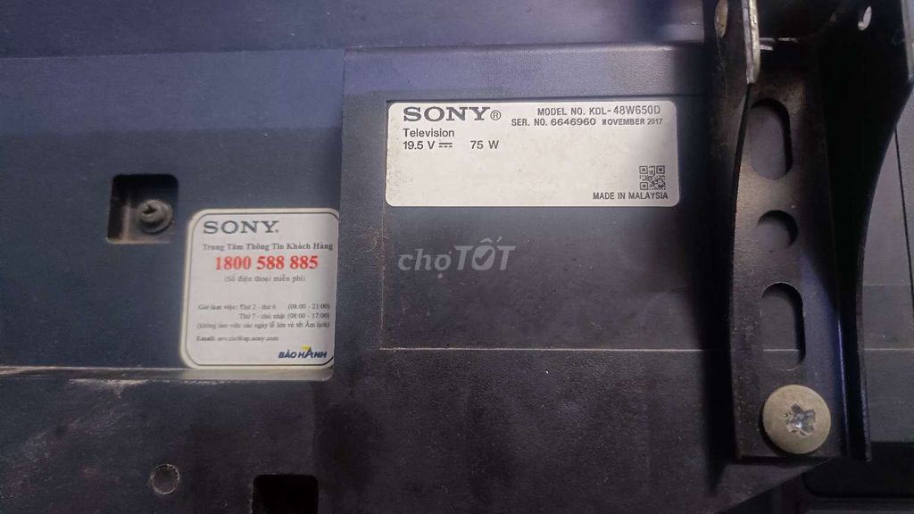 Tivi Sony KDL-48W650D Đen. Mua bán Tivi, Âm thanh tại Thành phố Thuận An Bình Dương được đăng bởi khanh hình 1