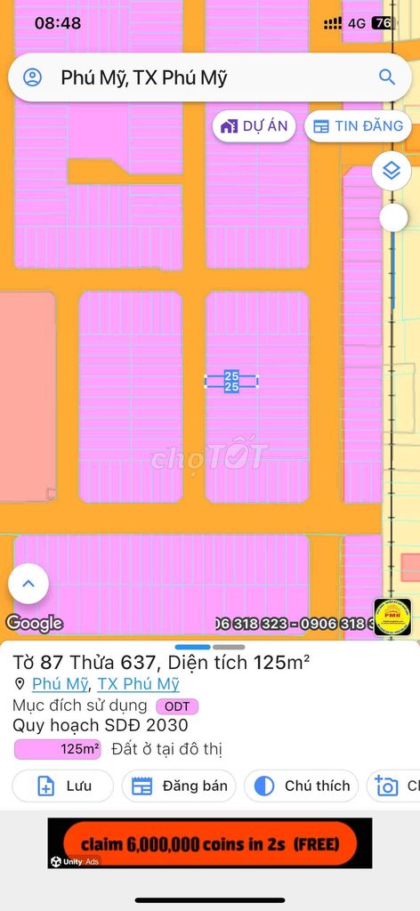 BÁN ĐẤT MẶT TIỀN TUỆ TĨNH TRUNG TÂM PHÚ MỸ - GIÁ 2,8XX TỶ. Mua bán Đất tại Thị xã Phú Mỹ Bà Rịa - Vũng Tàu được đăng bởi Võ Văn Thi hình 4
