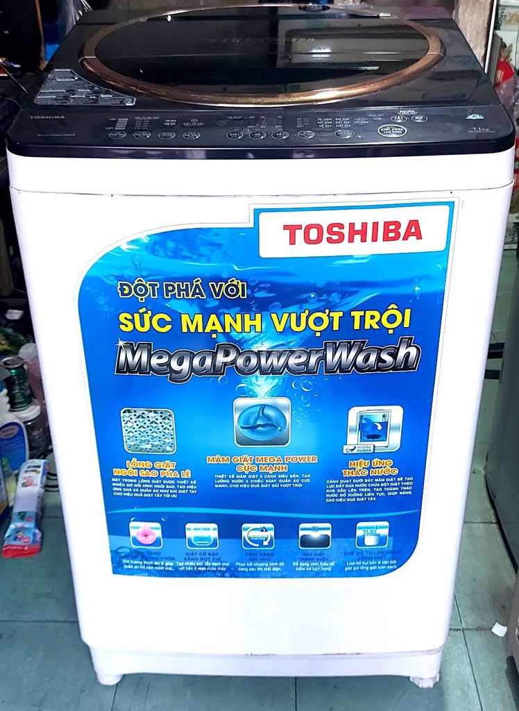 Thanh lý máy giặt Toshiba  tiết kiệm điện 11kg.