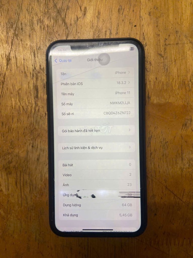 Apple iPhone 11 64GB Đen 85%. Mua bán Điện thoại tại Thành phố Thủ Đức Tp Hồ Chí Minh được đăng bởi Nguyễn Dũng hình 1