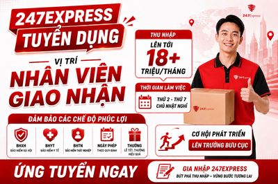 Nhân viên giao hàng (Đồng Tháp)