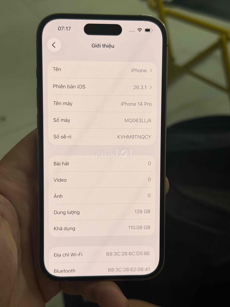 iPhone 14 Pro 128GB Vàng Lock. Mua bán Điện thoại tại Thành phố Thuận An Bình Dương được đăng bởi Trung Apple Ko bán góp hình 1