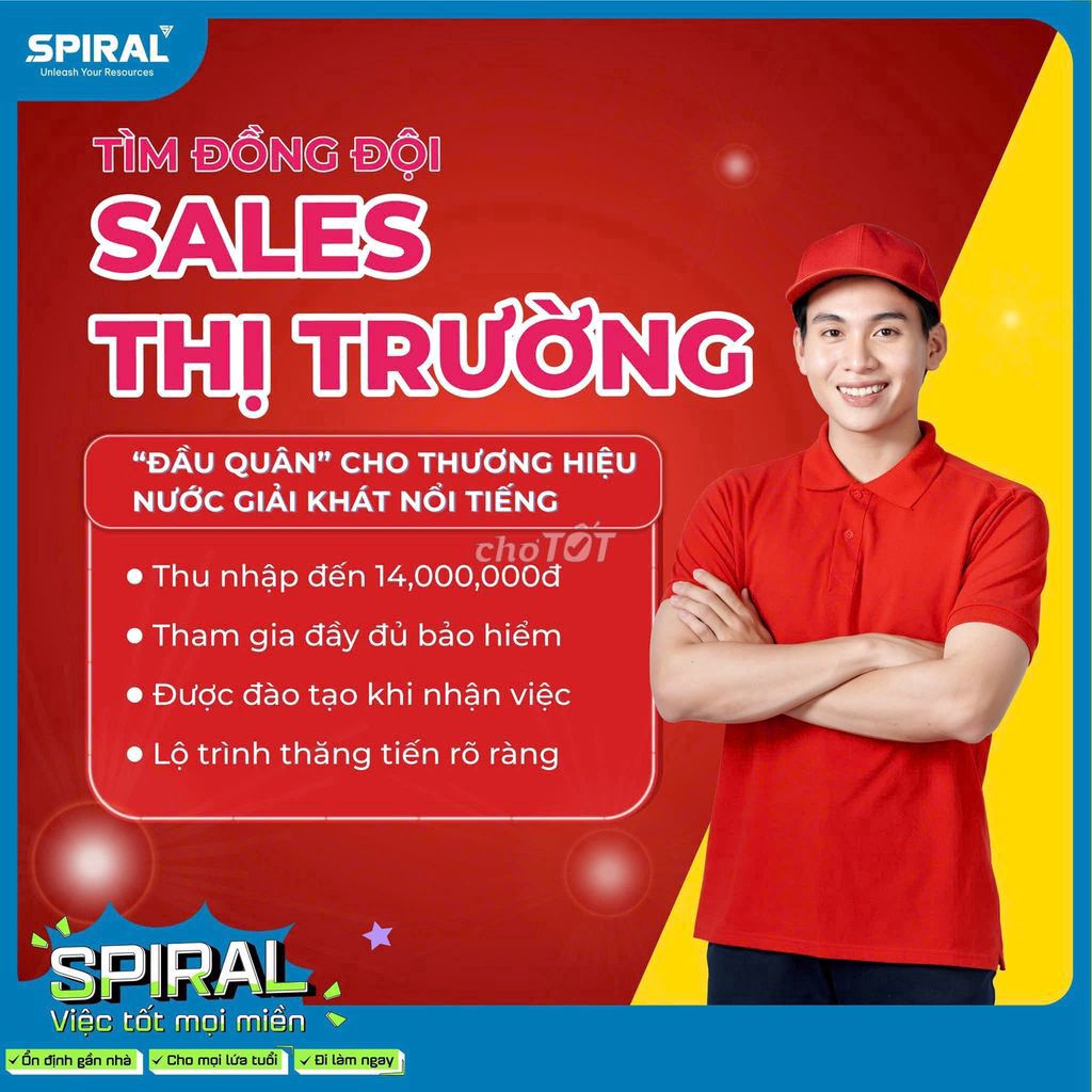 NHÂN VIÊN SALE THỊ TRƯỜNG COCA-COLA