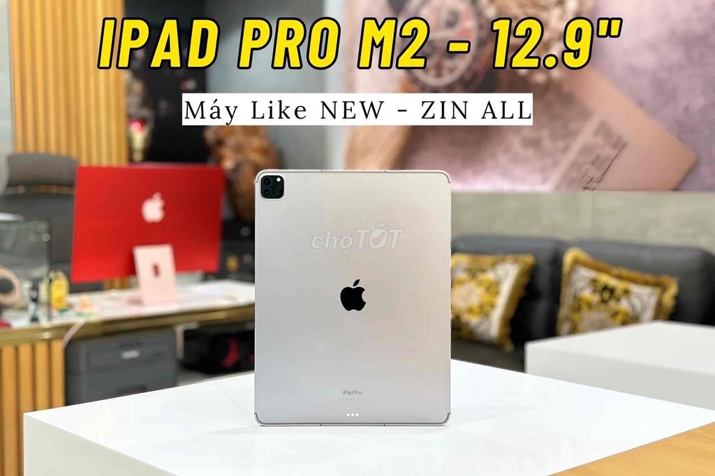 iPad Pro chip M2 - 12.9" - Bản 5G - LIKE NEW