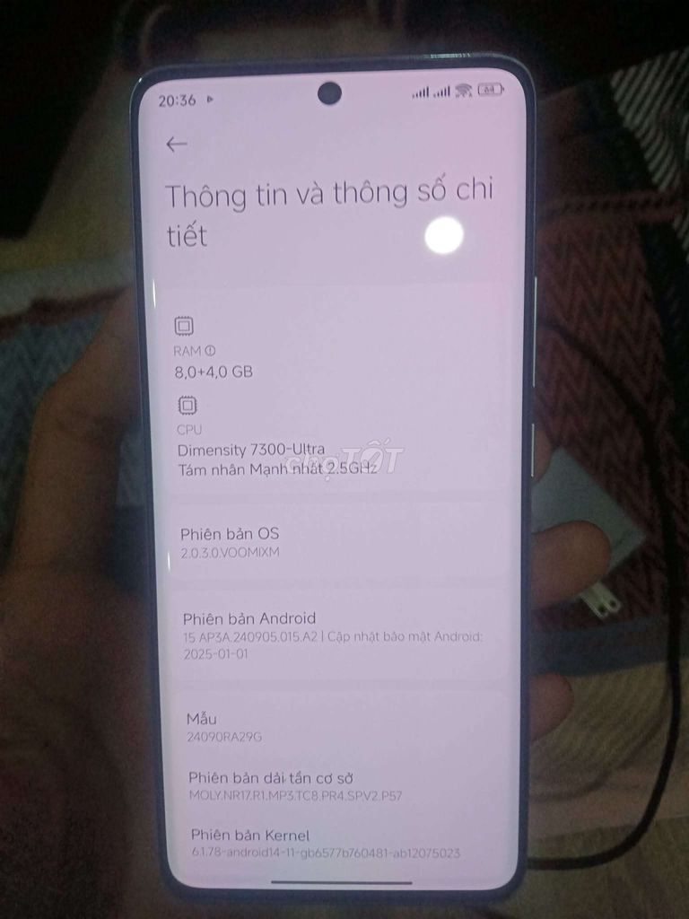 Xiaomi Redmi Note 14 pro 5G quốc tế . Mua bán Điện thoại tại Quận 8 Tp Hồ Chí Minh được đăng bởi Trần Chung hình 1