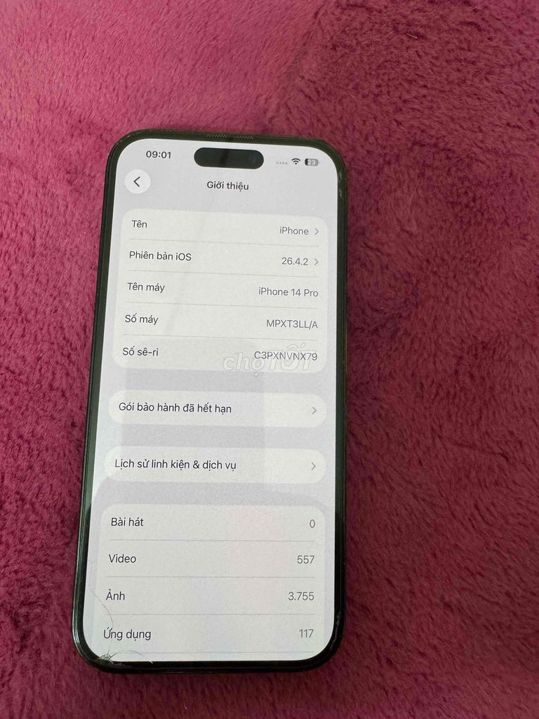iPhone 14 Pro 128GB Đen đã thay lưng. Mua bán Điện thoại tại Quận Nam Từ Liêm Hà Nội được đăng bởi Nguyễn Hải hình 1