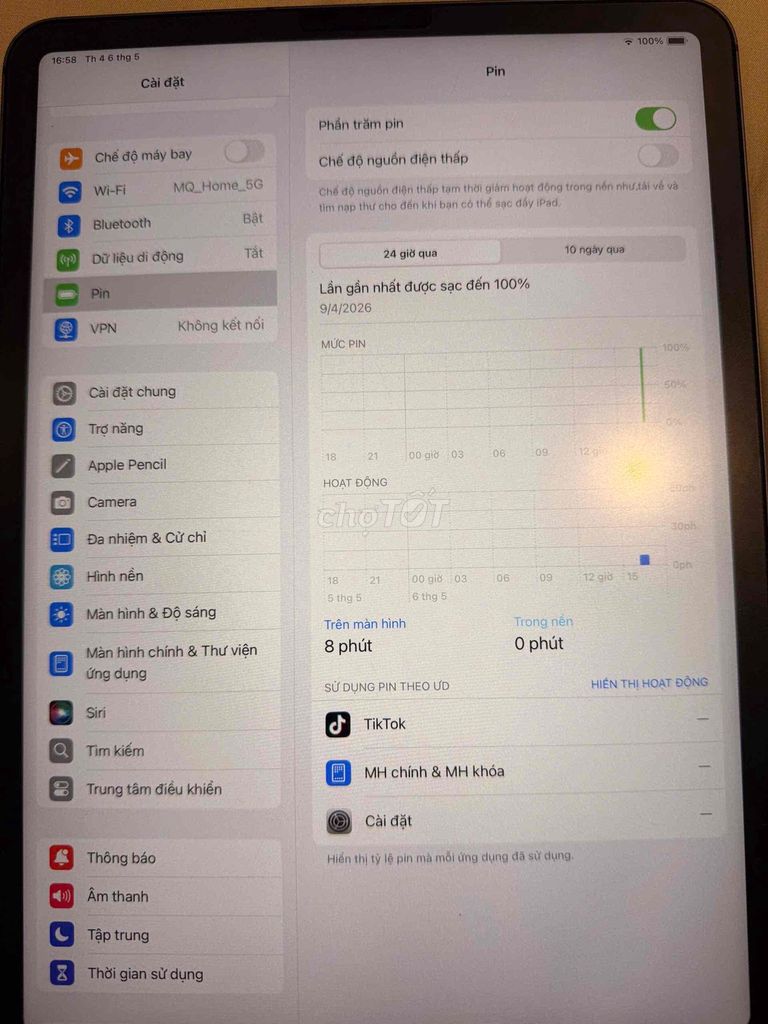Apple iPad Pro 2018 256GB Xám. Mua bán Máy tính bảng tại Huyện Thanh Hà Hải Dương được đăng bởi Nguyễn Thị Khánh Huyền hình 1
