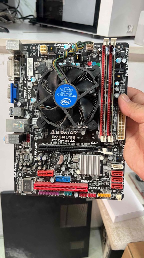 Combo Main Biostar B75 | Xeon E3-1270v2 | ram 16GB. Mua bán Linh kiện (RAM, Card...) tại Quận Tân Bình Tp Hồ Chí Minh được đăng bởi Nguyễn Thanh Tính hình 1