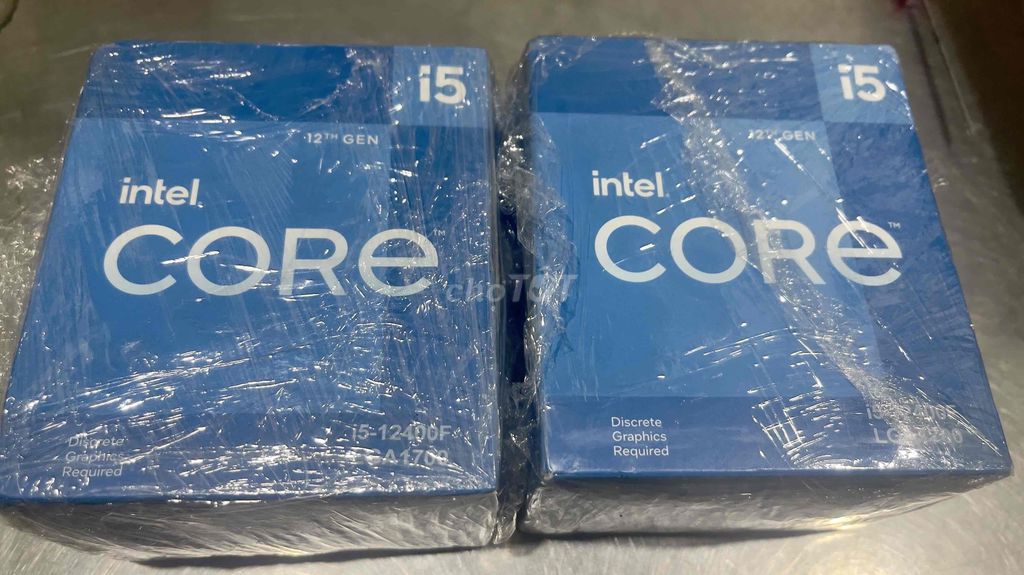 2 quạt CPU Intel (loại quạt bán kèm cpu thế hệ 12)