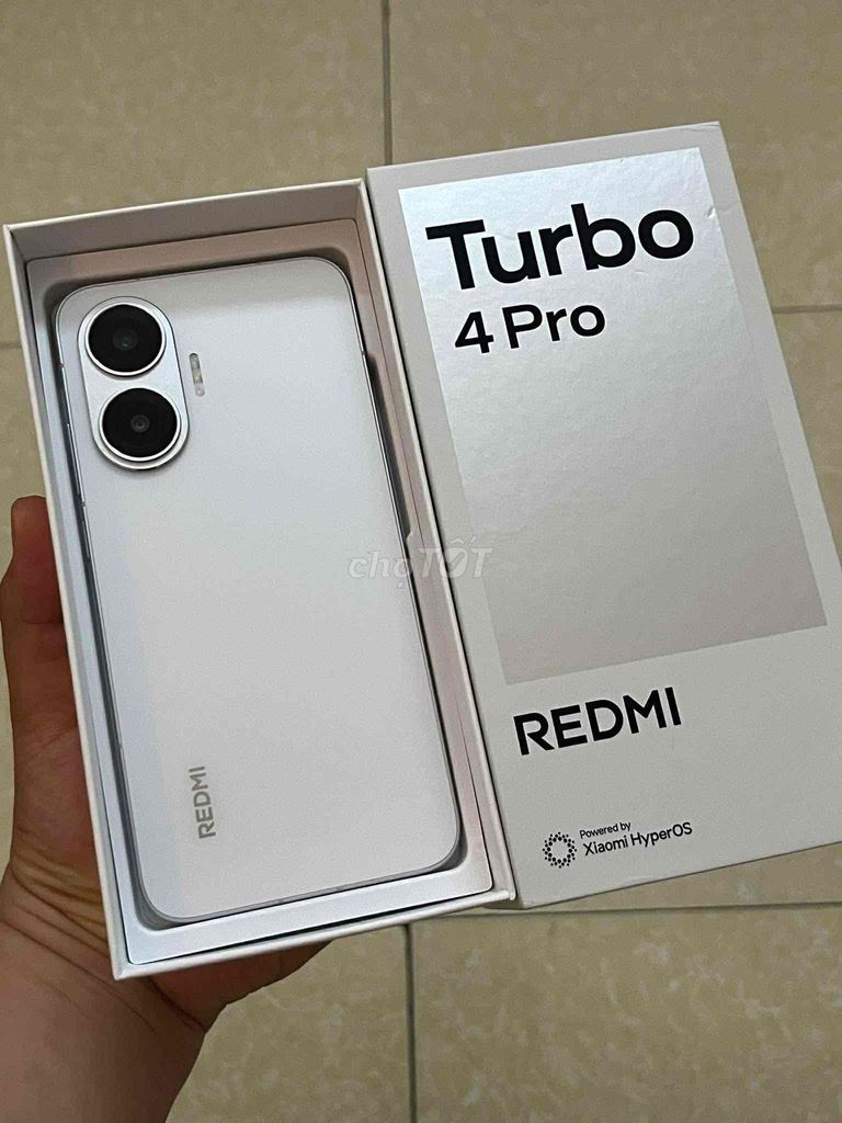 Xiaomi Redmi Turbo 4 Pro 256GB Trắng. Mua bán Điện thoại tại Thành phố Nam Định Nam Định được đăng bởi TRÍ DŨNG STORE hình 1