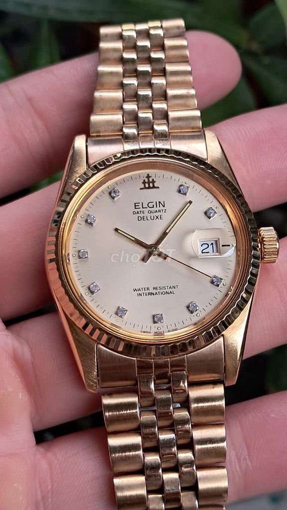 Đồng hồ Elgin Deluxe máy Pin Thụy Sỹ. Mua bán Đồng hồ tại Quận Hồng Bàng Hải Phòng được đăng bởi Đồng Hồ Si Tuyển Trường Đạt hình 1