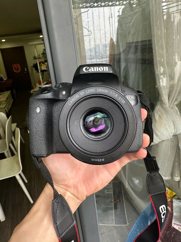 Máy ảnh Canon 750D + Lens EF 50mm 1.8 STM. Mua bán Máy ảnh, Máy quay tại Quận Nam Từ Liêm Hà Nội được đăng bởi Kakashi Hatake hình 1