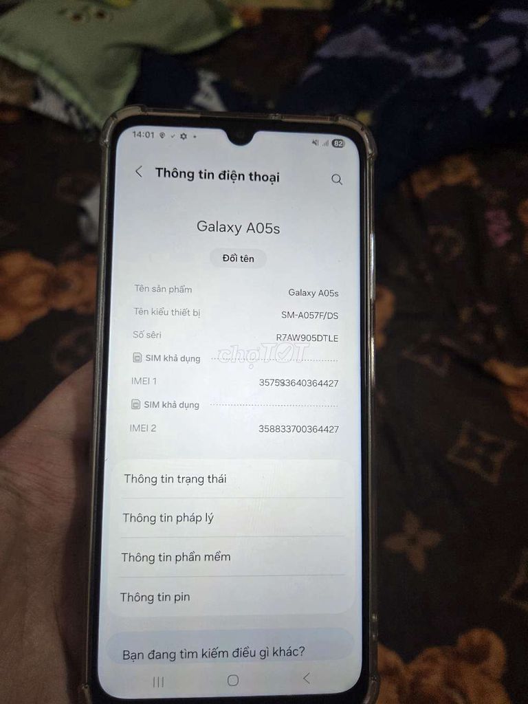 Samsung Galaxy A05s Xanh lá Đã sử dụng. Mua bán Điện thoại tại Quận Nam Từ Liêm Hà Nội được đăng bởi ly ly hình 1